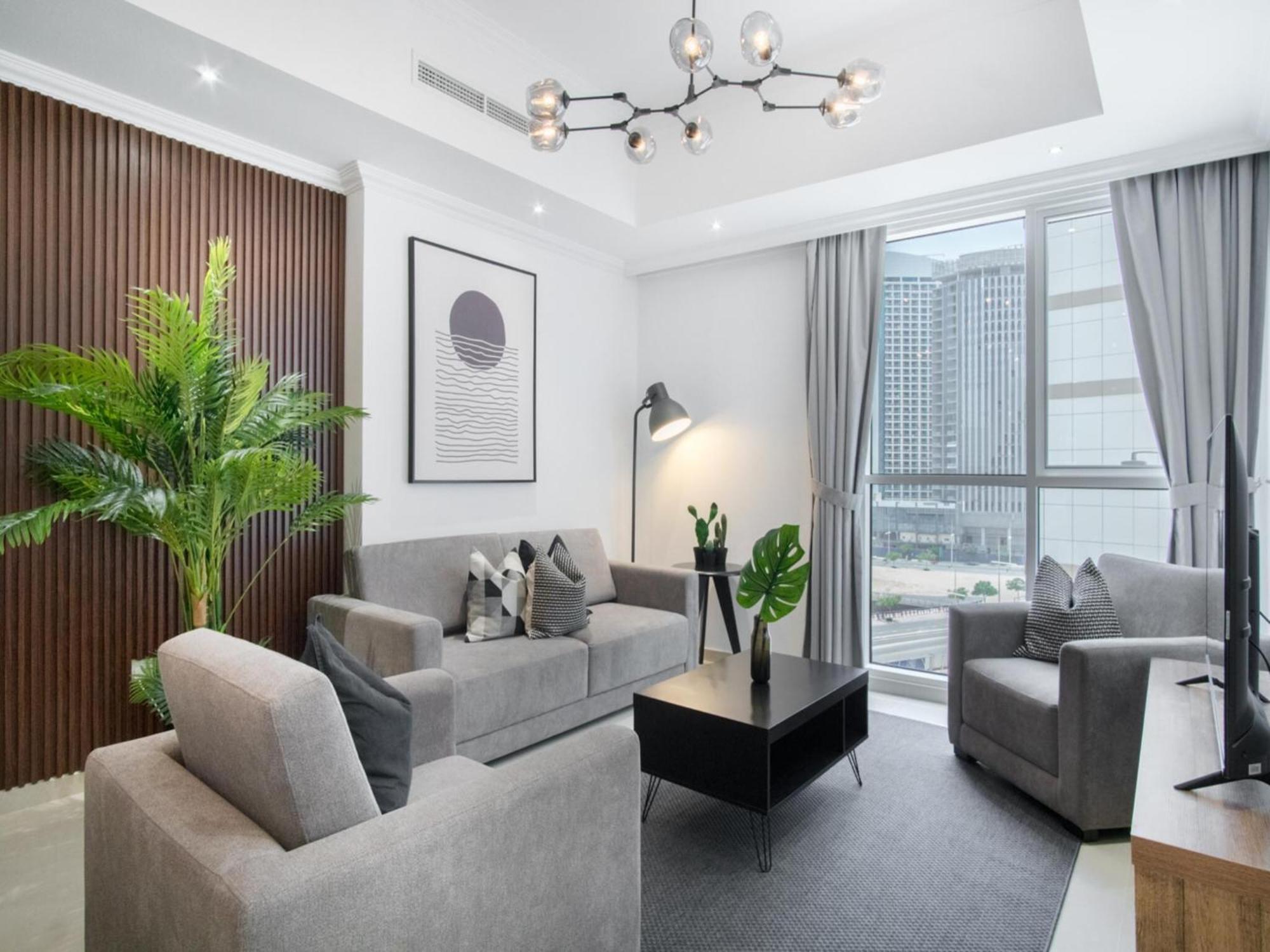 Luxe Apartments Near Dubai Mall Burj Khalifa Pool Gym Parking Экстерьер фото